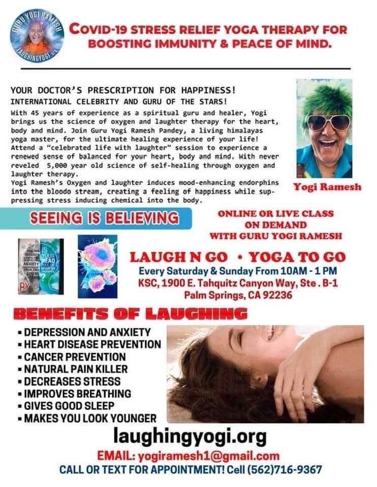 Universal and Laughing yoga in USA